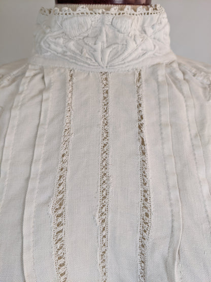 1900s Thistle Linen Dress