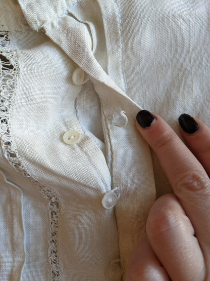 1900s Thistle Linen Dress