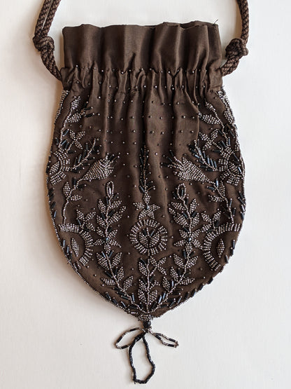 1910s-1920s Cut Steel Beaded Reticule