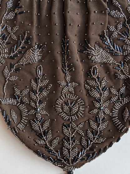 1910s-1920s Cut Steel Beaded Reticule