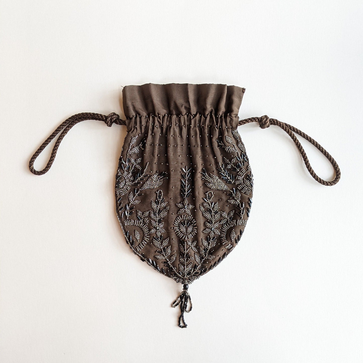 1910s-1920s Cut Steel Beaded Reticule