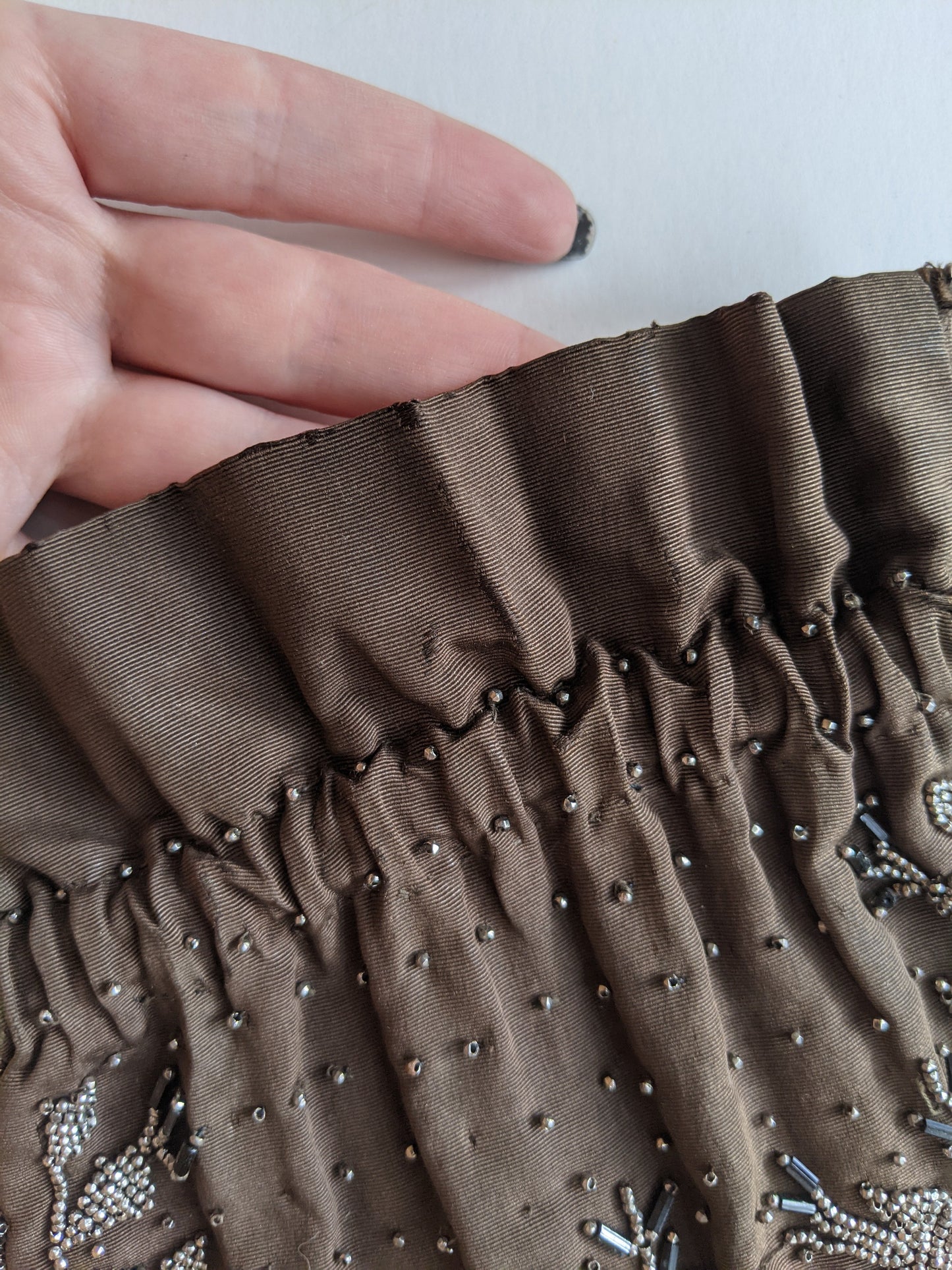 1910s-1920s Cut Steel Beaded Reticule
