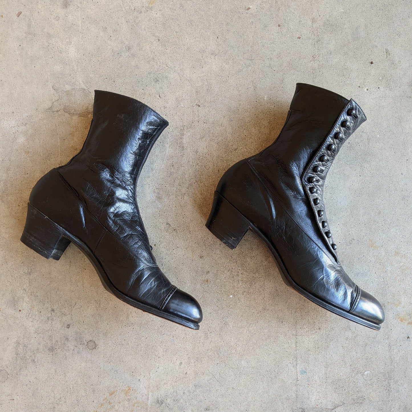 1910s Side Button Boots | Sz 6.5