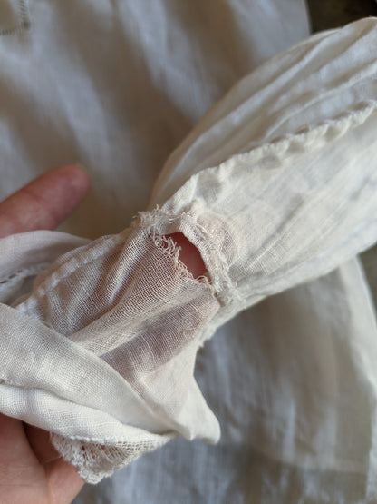 Late 1910s-Early 1920s Cotton Blouse