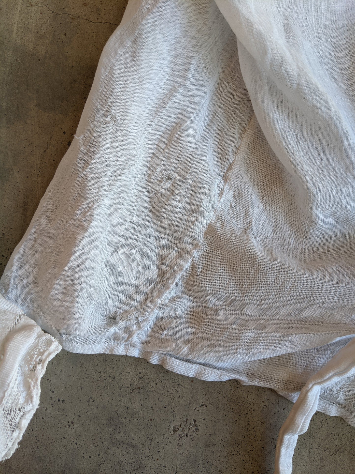 Late 1910s-Early 1920s Cotton Blouse