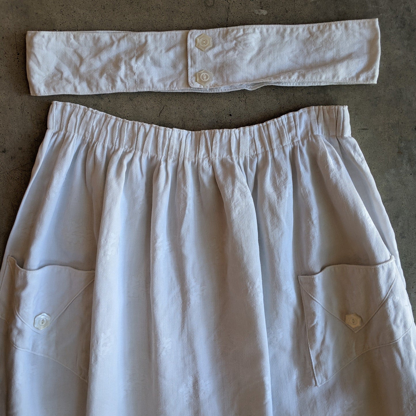 Late 1910s-Early 1920s Cotton Sport Skirt
