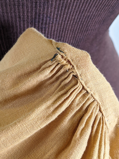 1920s Embroidered Handmade Dress | Sz L