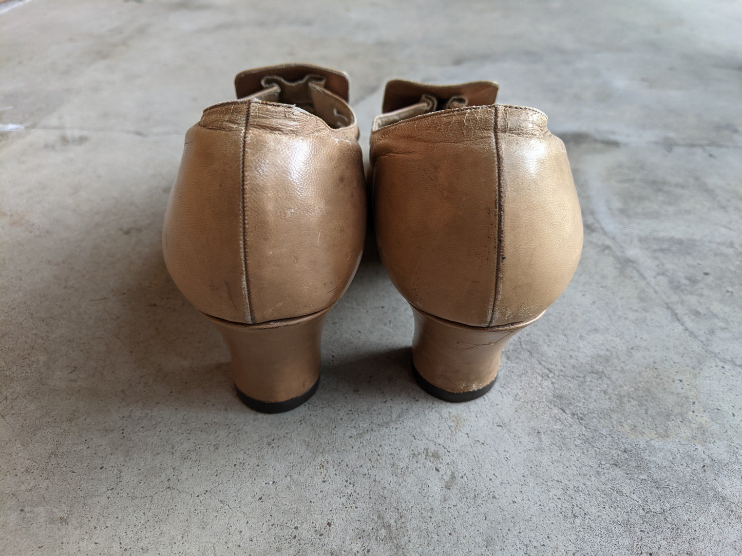 1930s-40s Heeled Shoes | Approx Sz 6.5-7