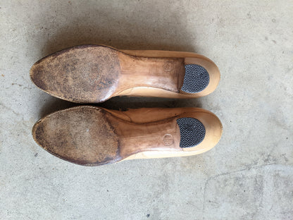 1930s-40s Heeled Shoes | Approx Sz 6.5-7