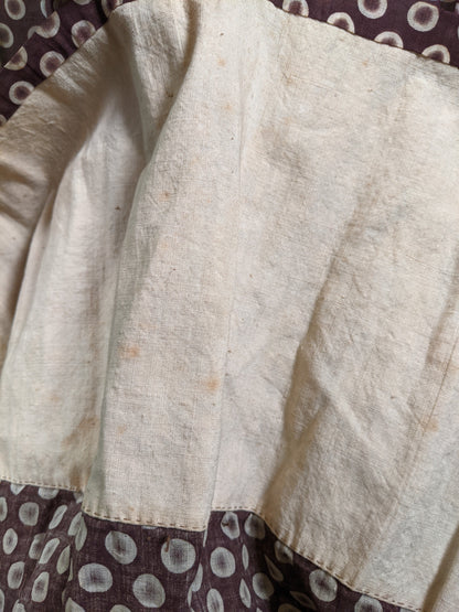 1840s-50s Printed Cotton Dress