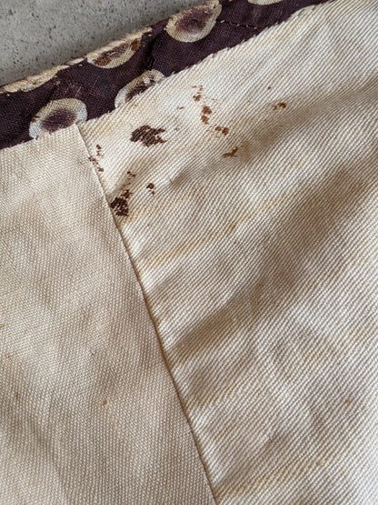 1840s-50s Printed Cotton Dress