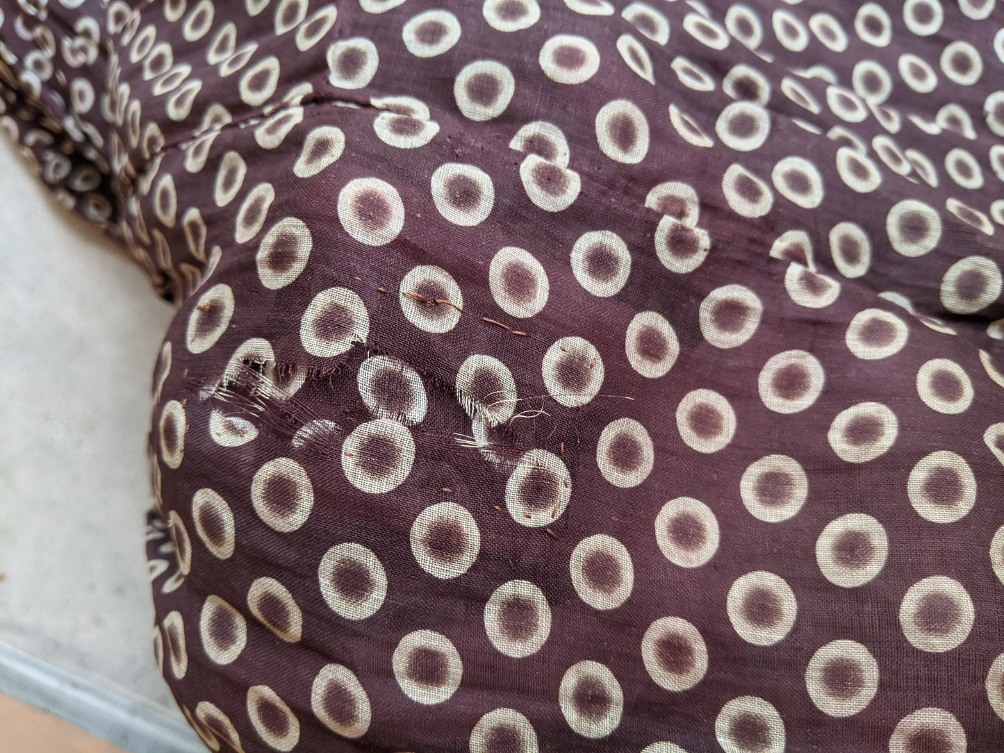 1840s-50s Printed Cotton Dress