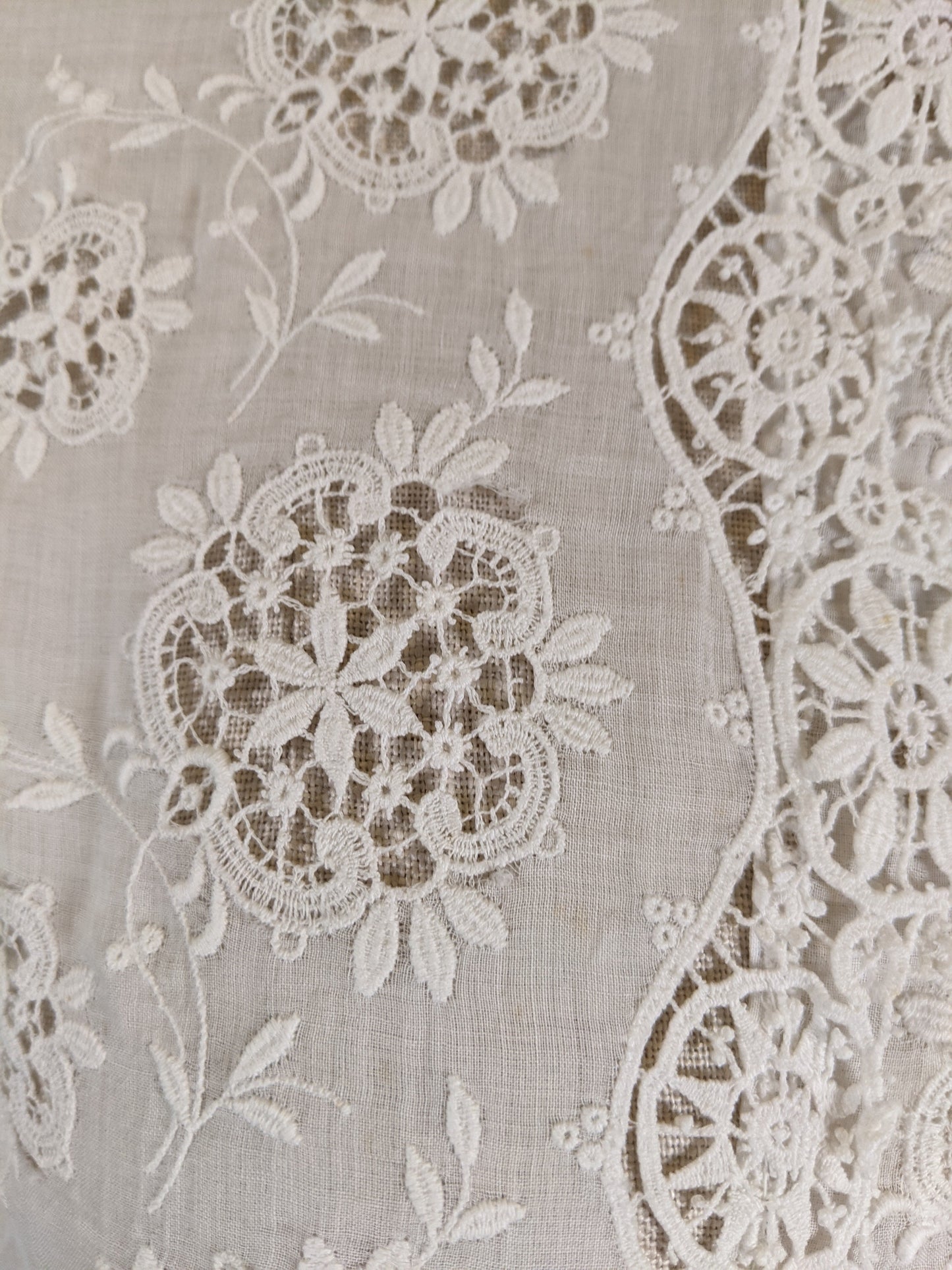 1900s White Lace Shirtwaist