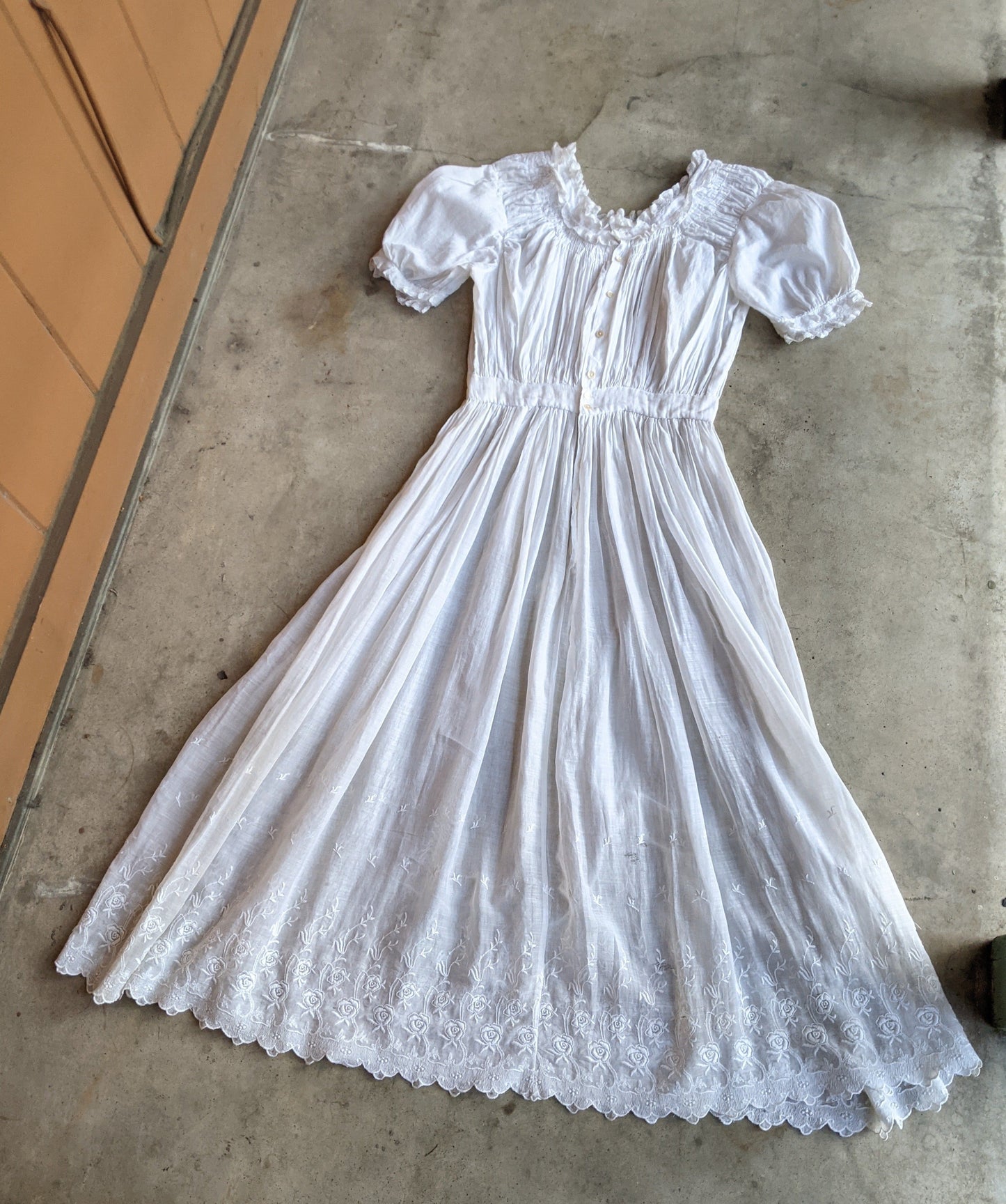 1910s Cotton Dress