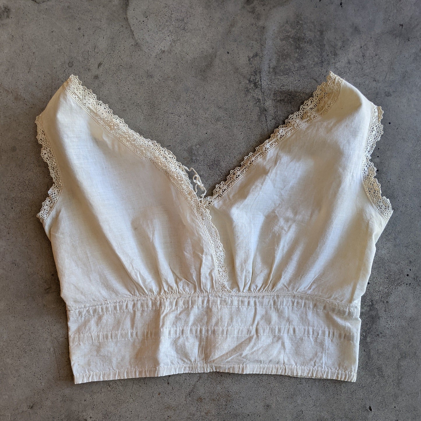 1910s Cotton Brassiere