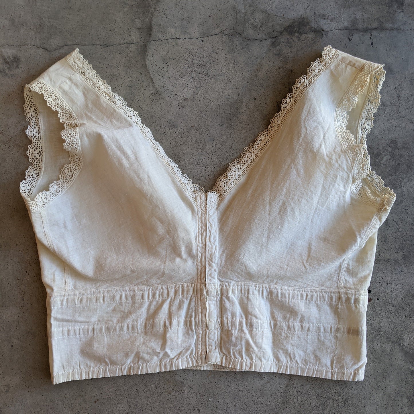 1910s Cotton Brassiere
