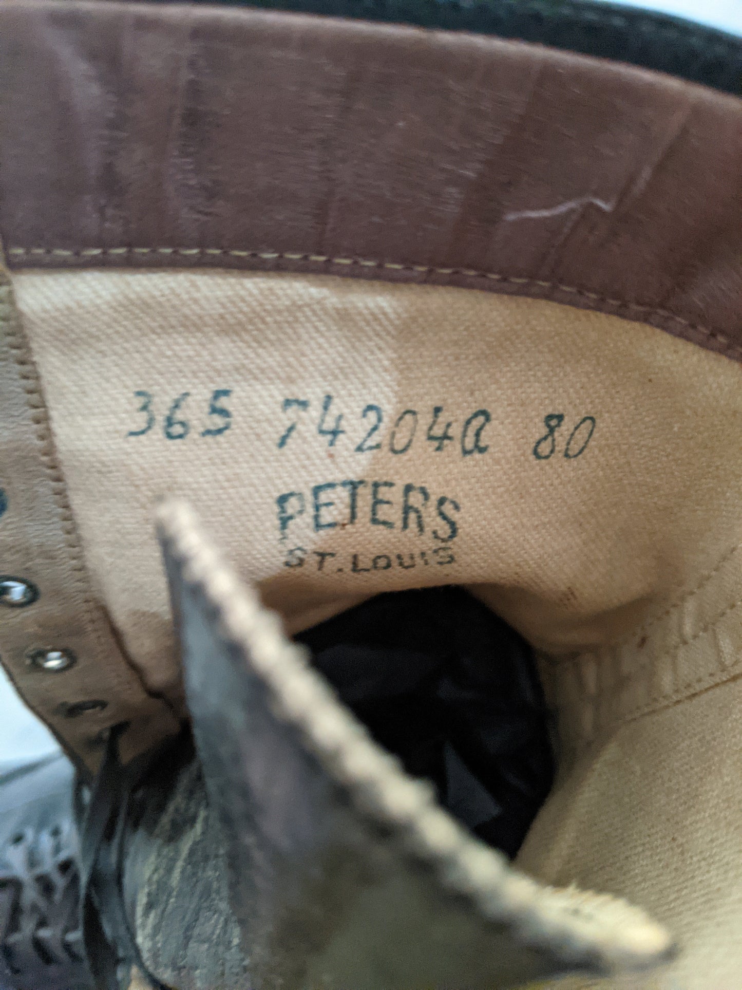 1910s-1920s Black Lace Up Boots | Approx Sz 7.5-8