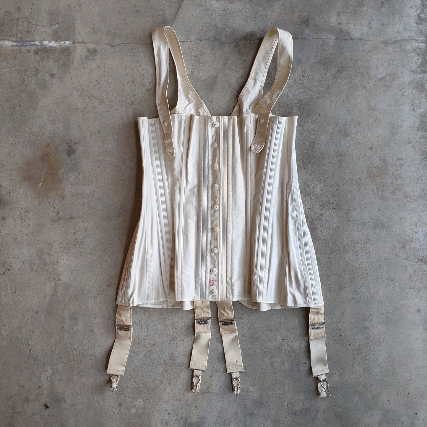 1910s Deadstock Ferris Corset | Sz 28