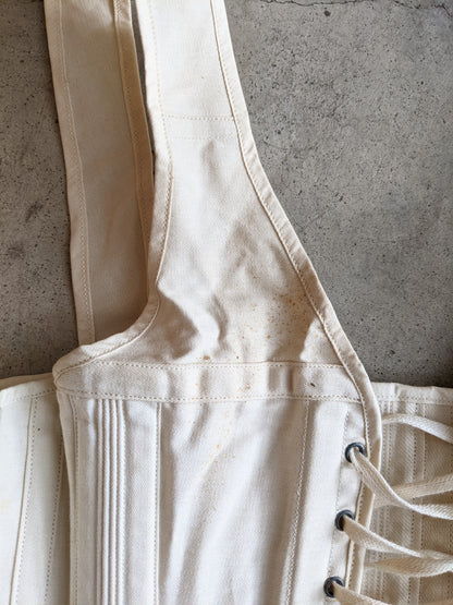 1910s Deadstock Ferris Corset | Sz 28