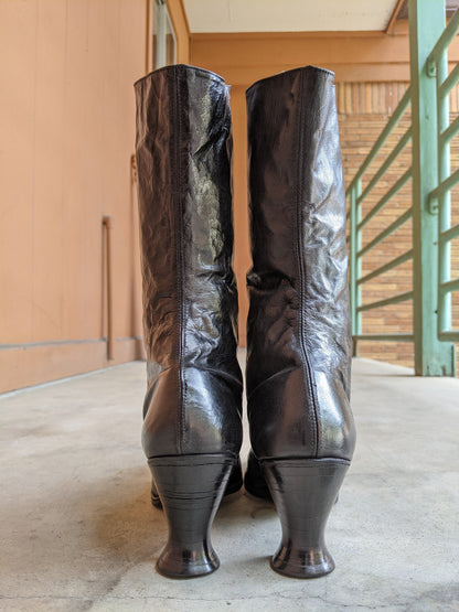 1920s Louis Heel Deadstock Boots | Approx Sz 7-7.5