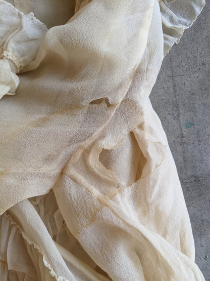 1910s Silk Chiffon Dress | Study / Display