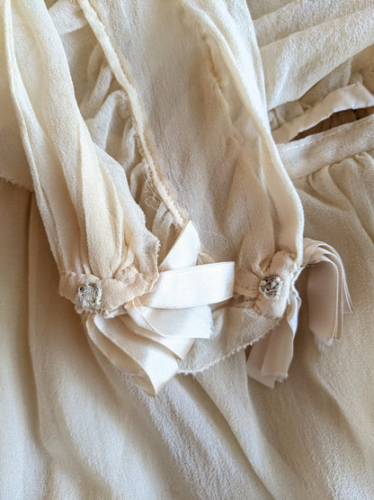 1910s Silk Chiffon Dress | Study / Display