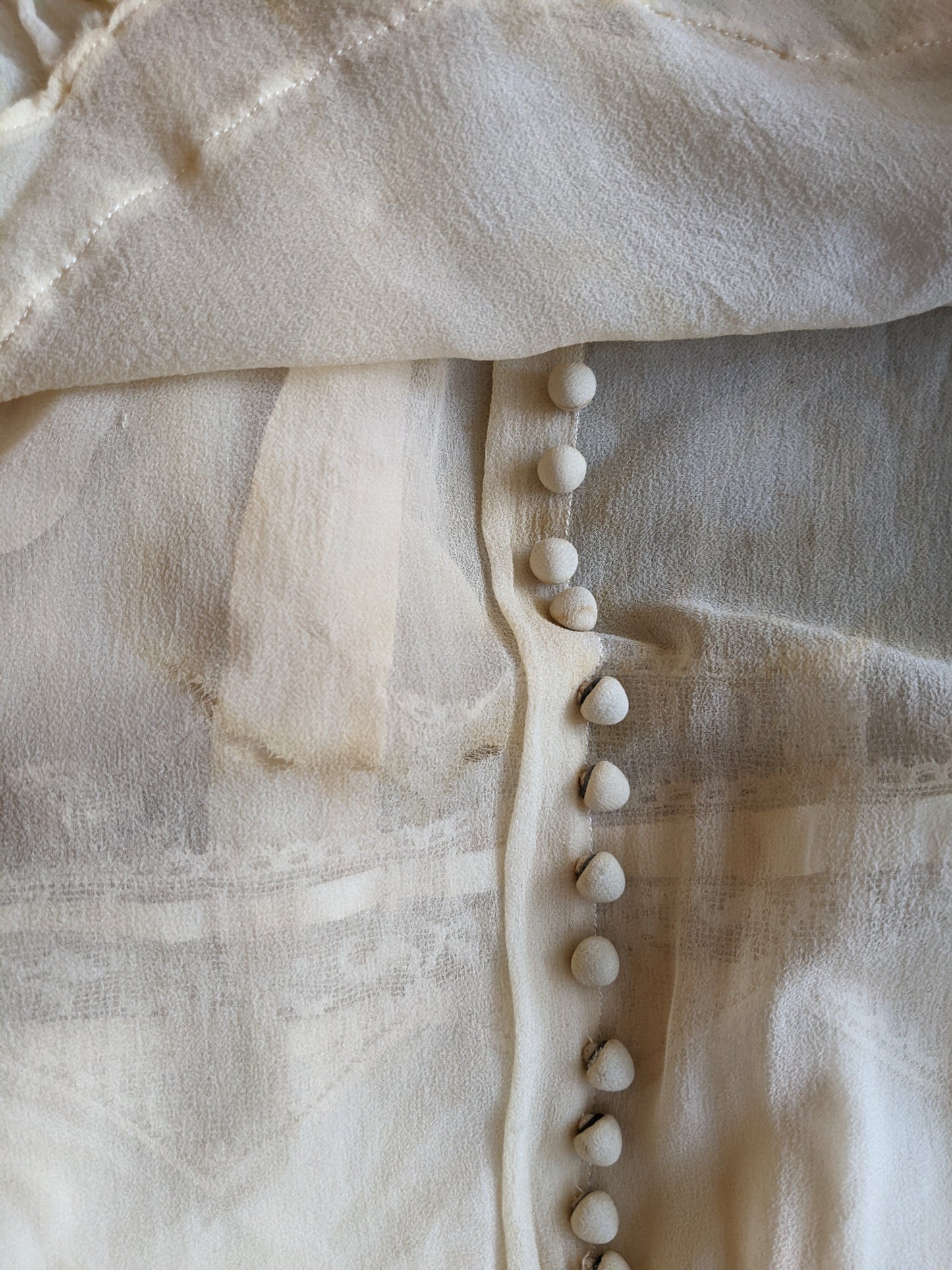 1910s Silk Chiffon Dress | Study / Display