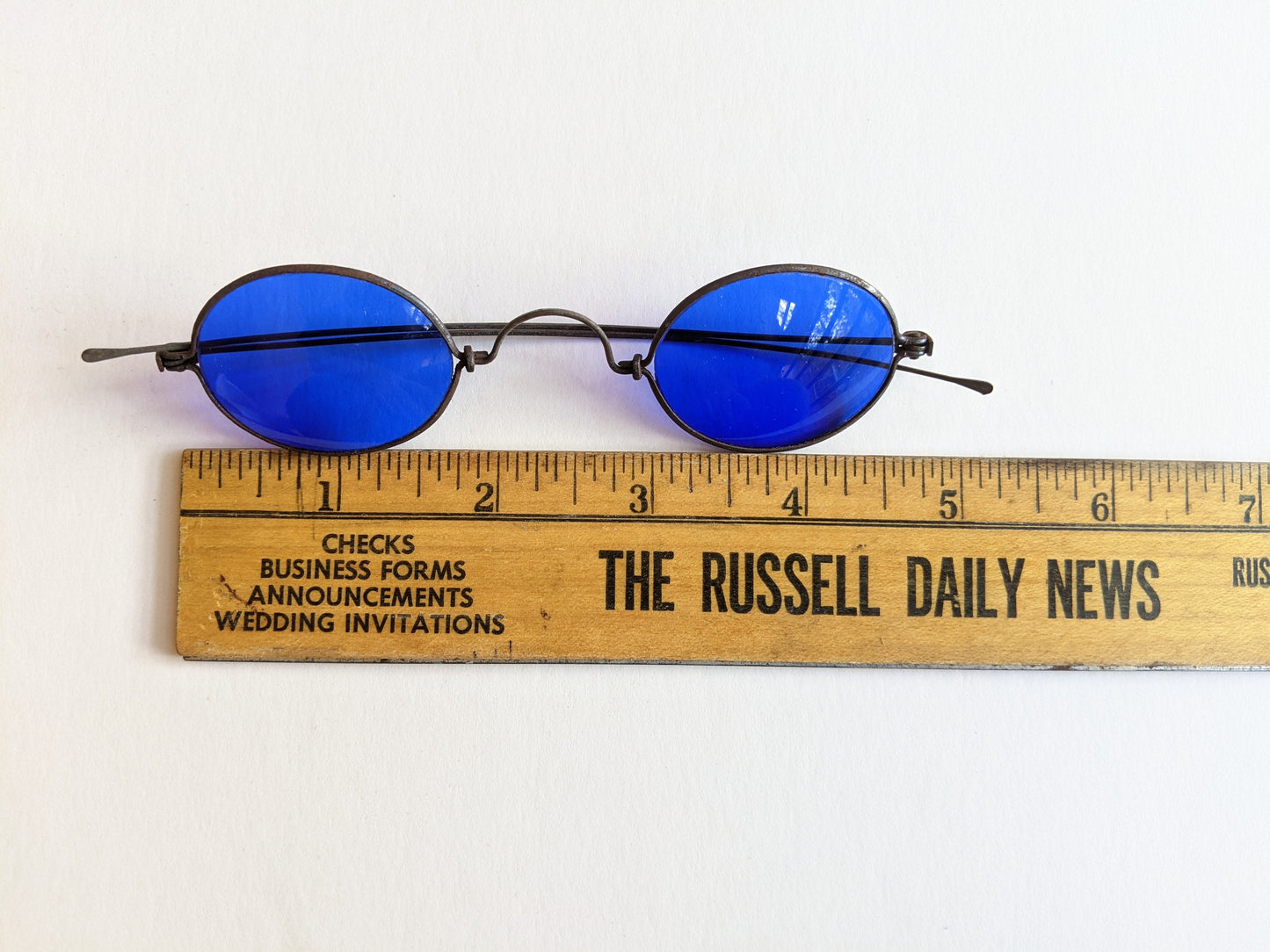 19th C. Blue Tinted Glasses