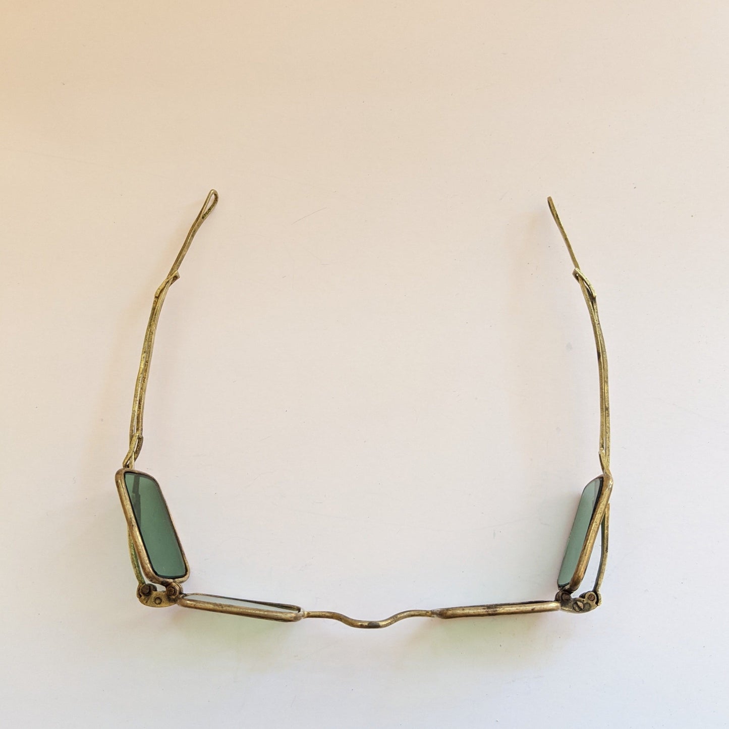 19th C. Green Tinted 4-Lens Eyeglasses