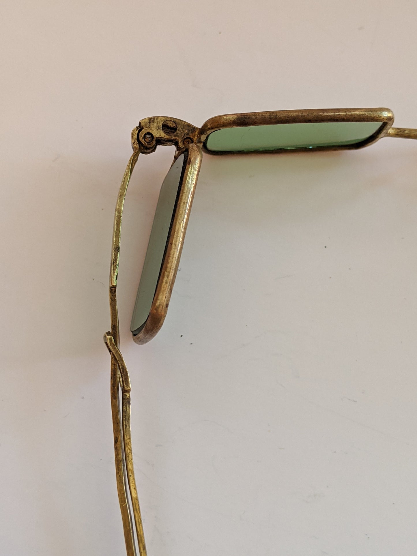 19th C. Green Tinted 4-Lens Eyeglasses