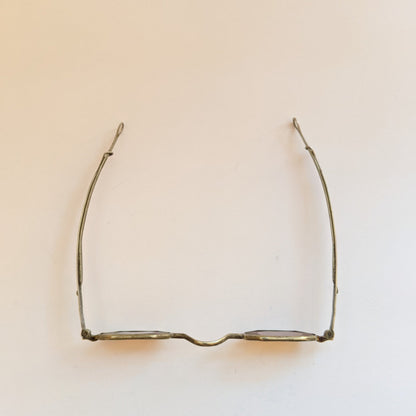 19th C. Orange Tinted Eyeglasses
