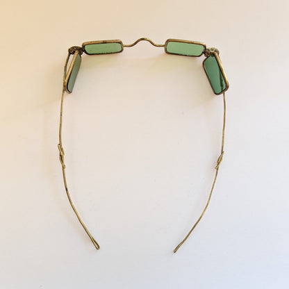 19th C. Green Tinted 4-Lens Eyeglasses