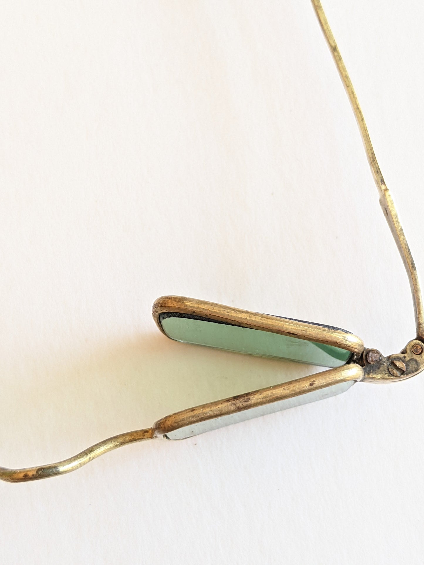 19th C. Green Tinted 4-Lens Eyeglasses