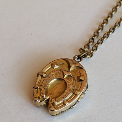 19th C. Horseshoe Locket