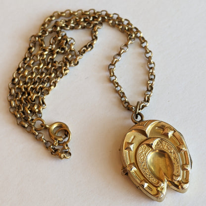 19th C. Horseshoe Locket