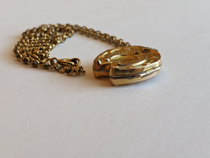 19th C. Horseshoe Locket