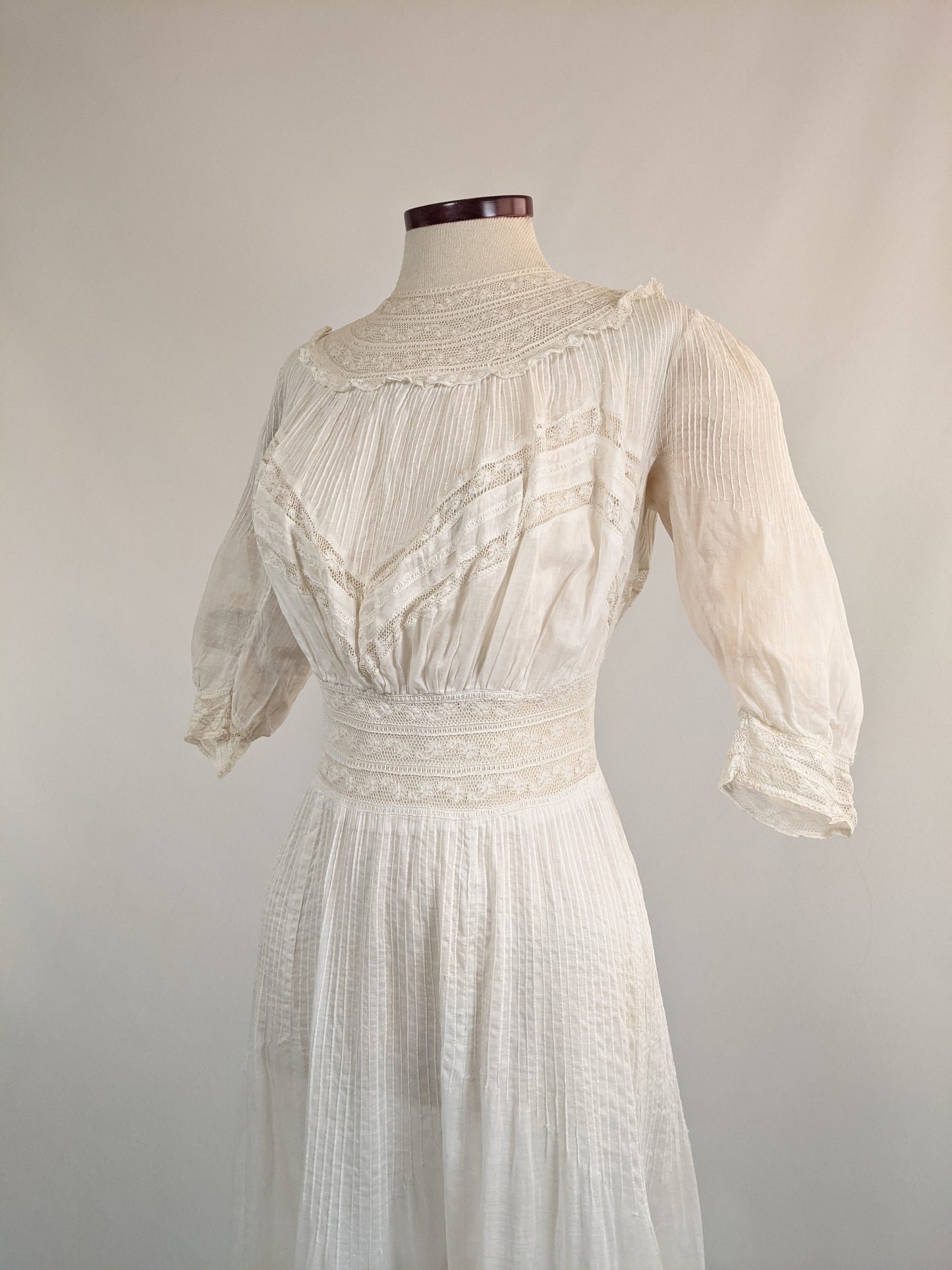 1900s Lingerie Dress | 23" Waist
