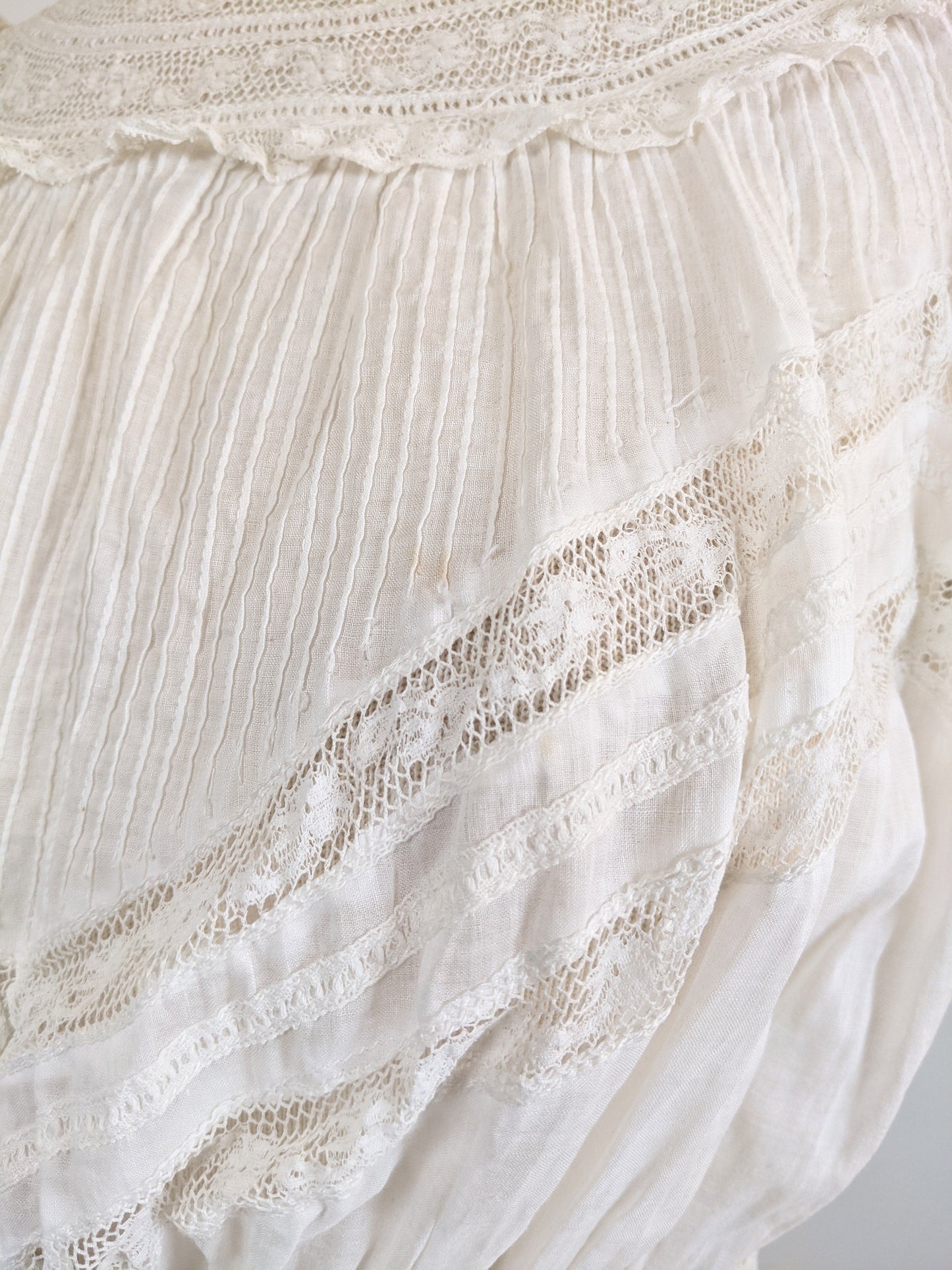 1900s Lingerie Dress | 23" Waist