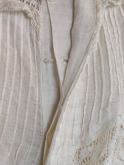 1900s Lingerie Dress | 23" Waist