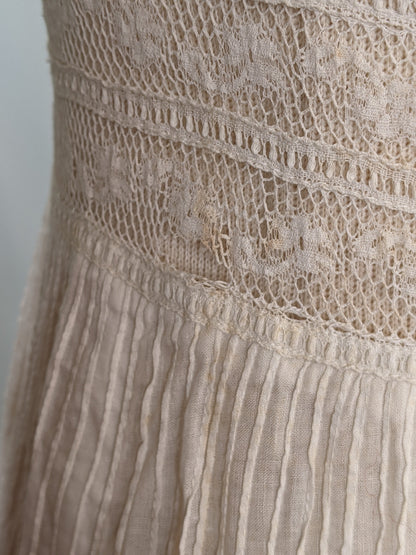 1900s Lingerie Dress | 23" Waist