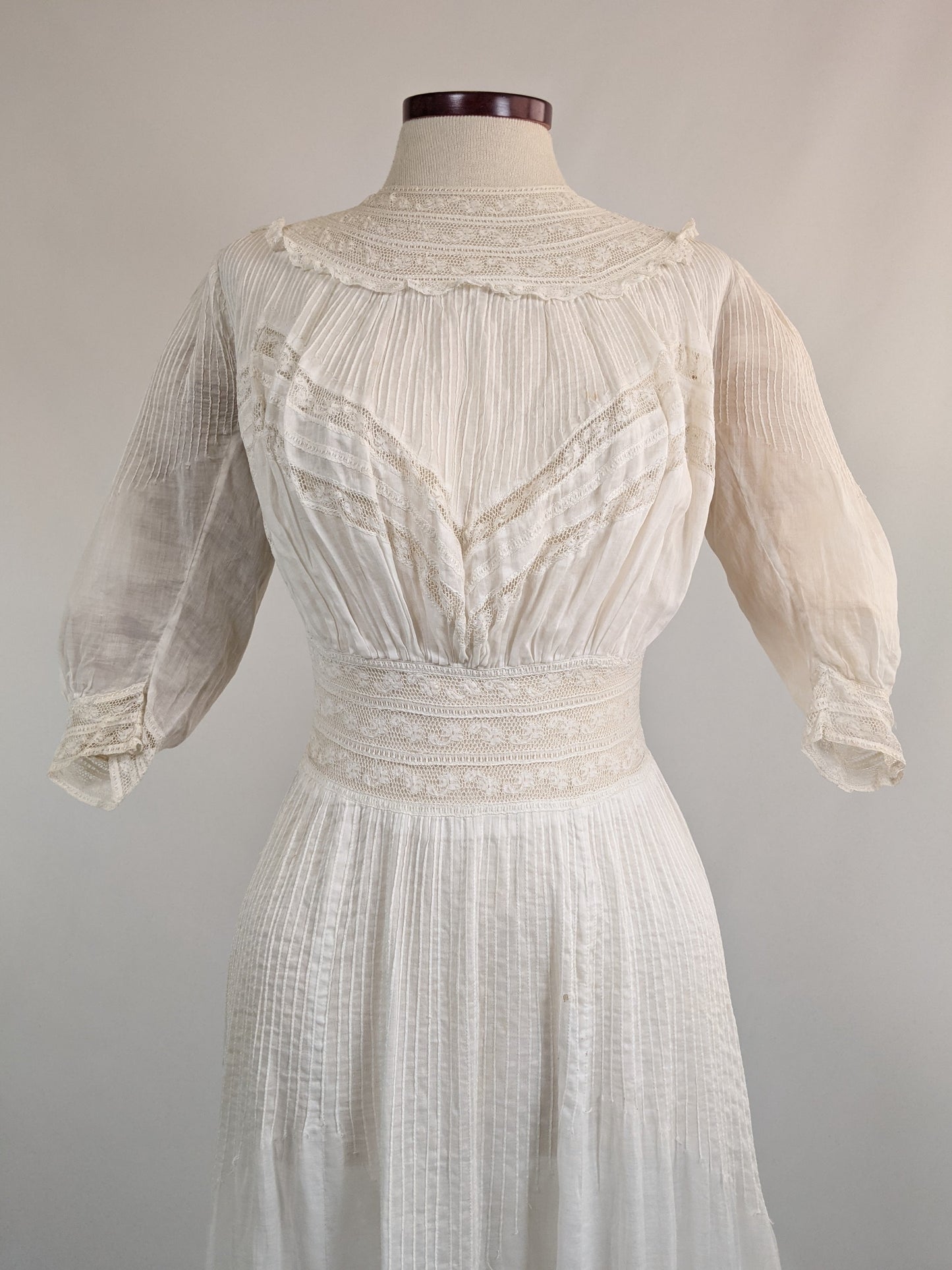 1900s Lingerie Dress | 23" Waist