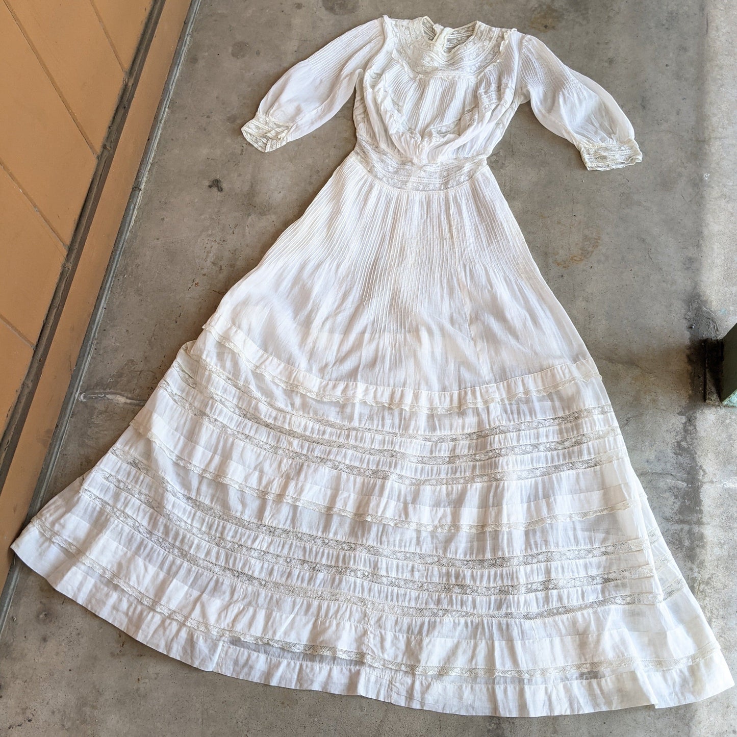 1900s Lingerie Dress | 23" Waist