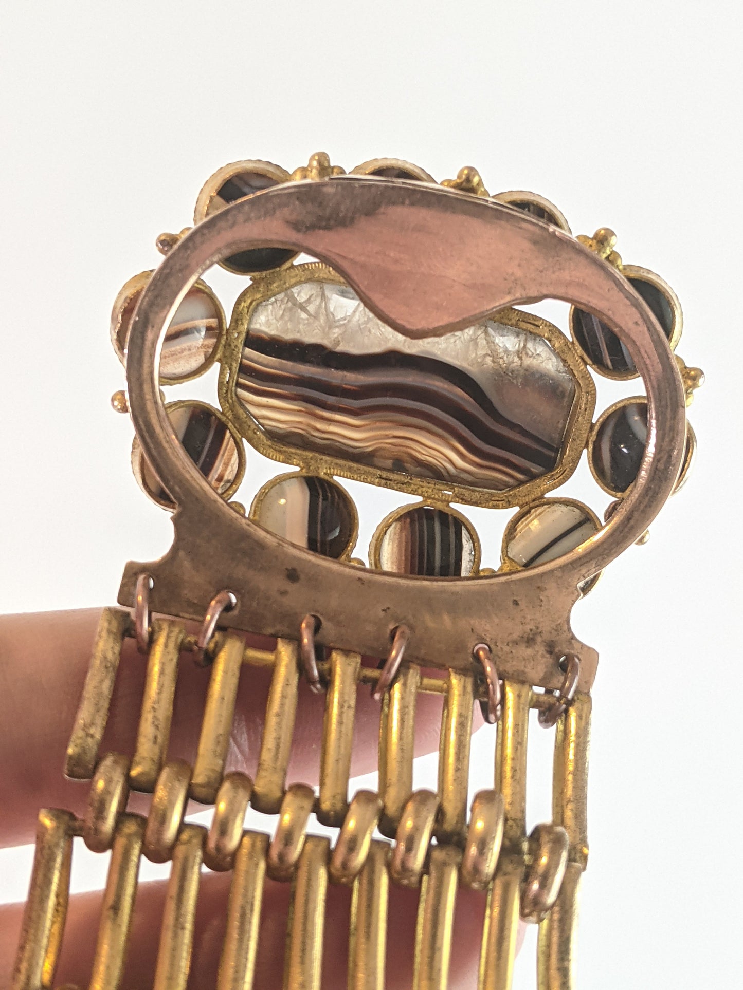 19th c. Scottish Agate Bracelet