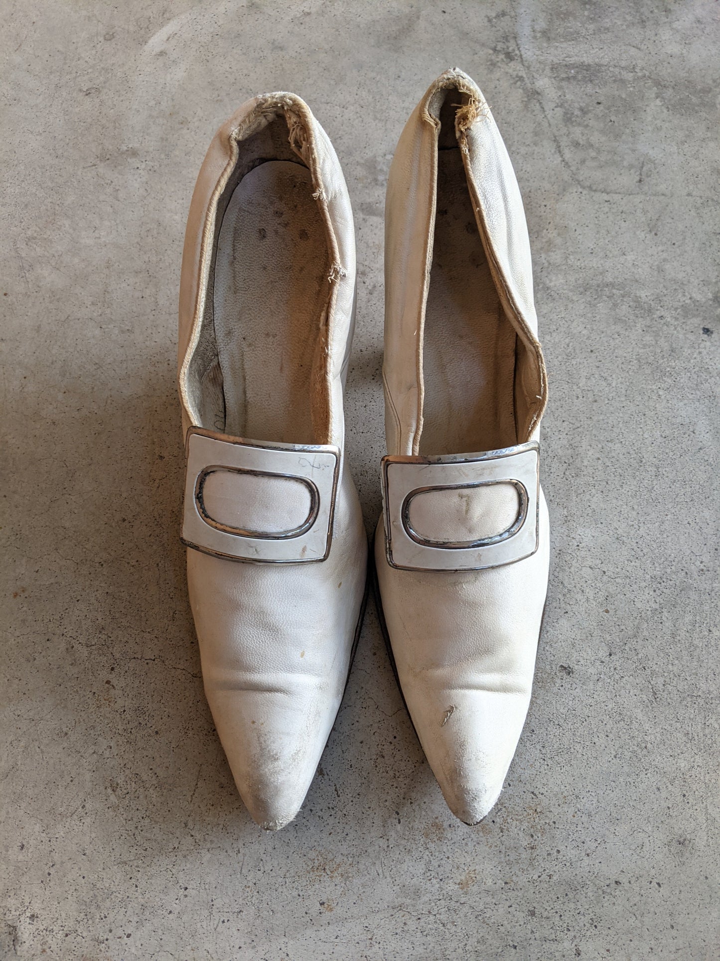 1920s Pointed Heels | Approx 6.5-7