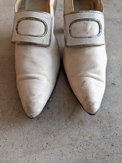 1920s Pointed Heels | Approx 6.5-7