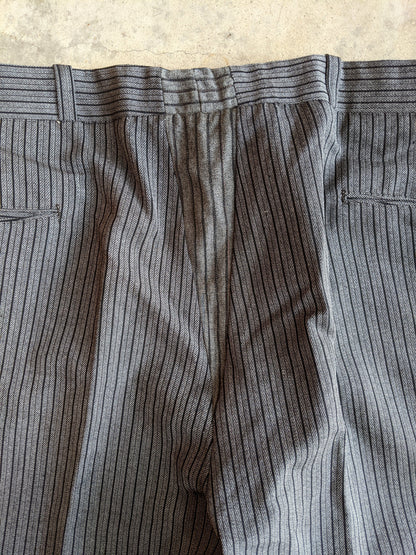RESERVED | 2 Pair 1920s-1930s Striped Wool Trousers