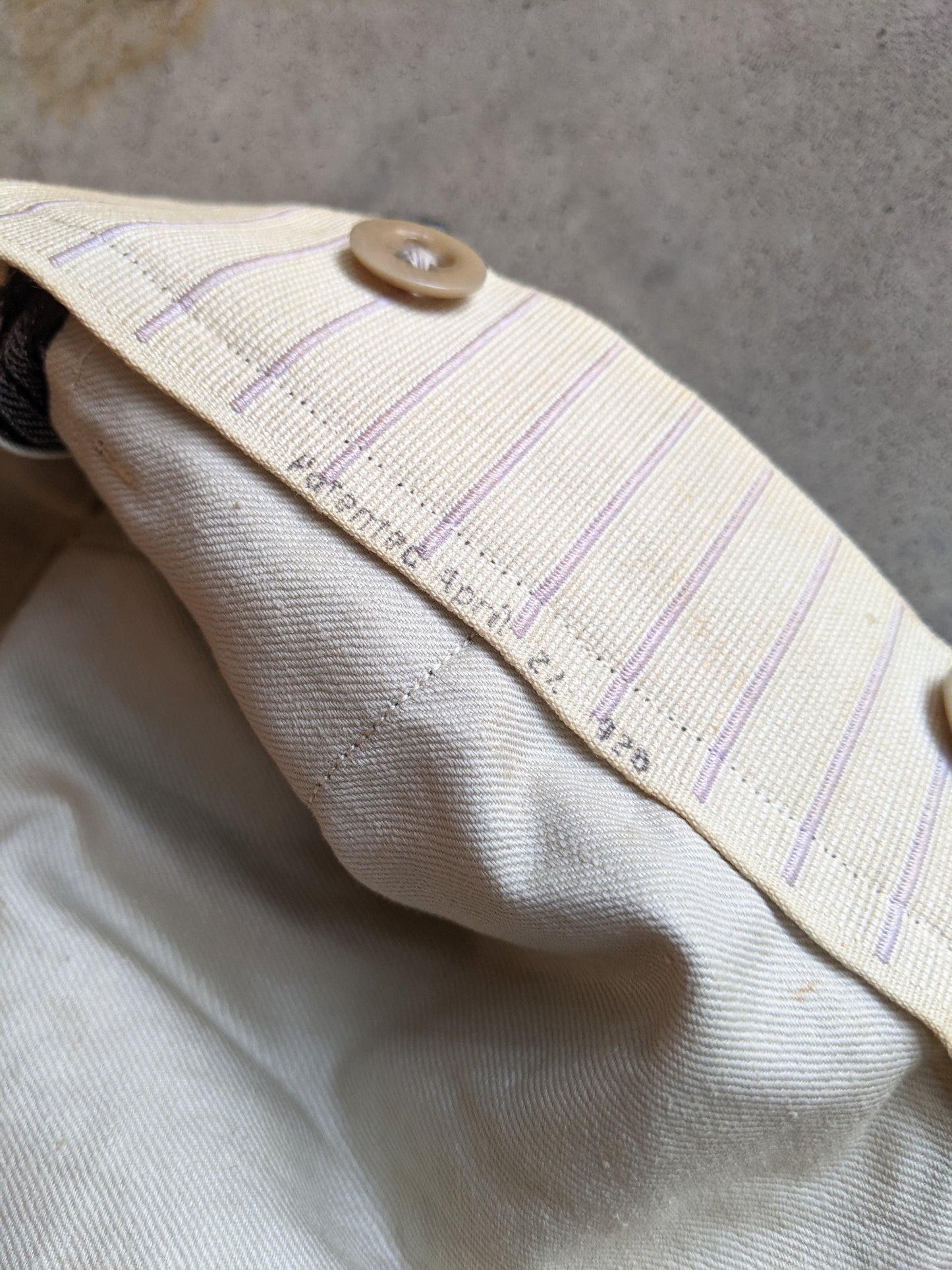 RESERVED | 2 Pair 1920s-1930s Striped Wool Trousers