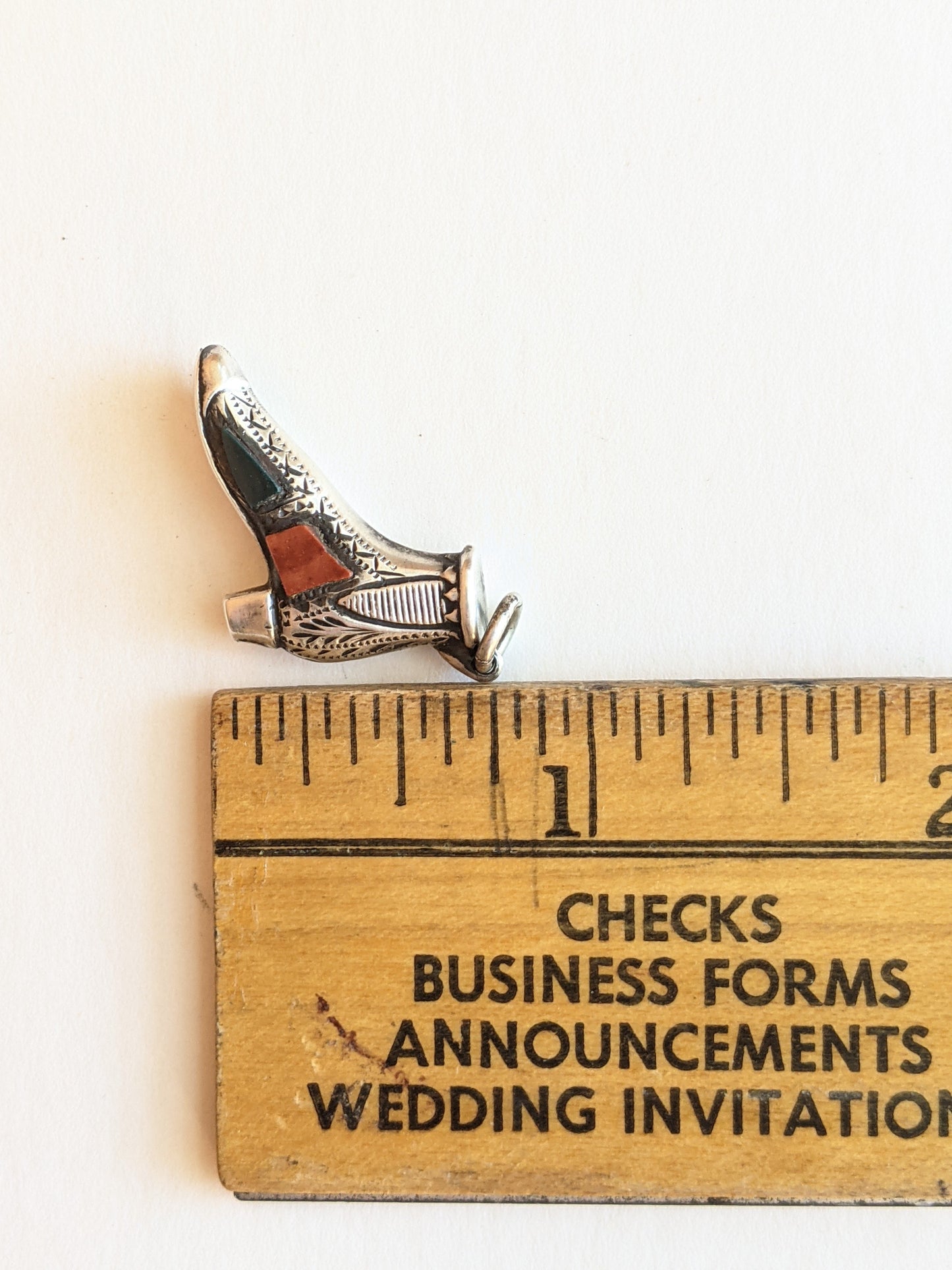 19th C. Scottish Agate Boot Charm