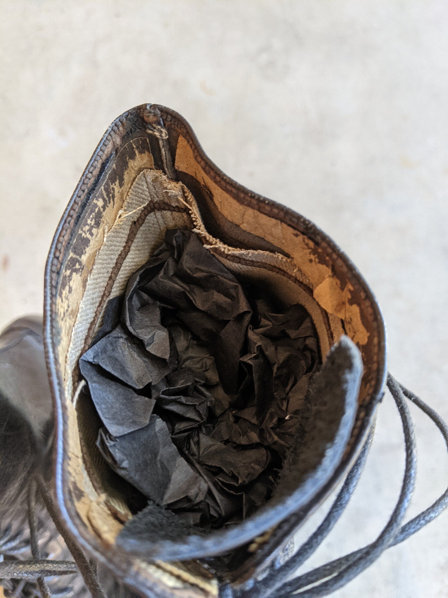 1910s-1920s Lace Up Boots | 7-7.5 US