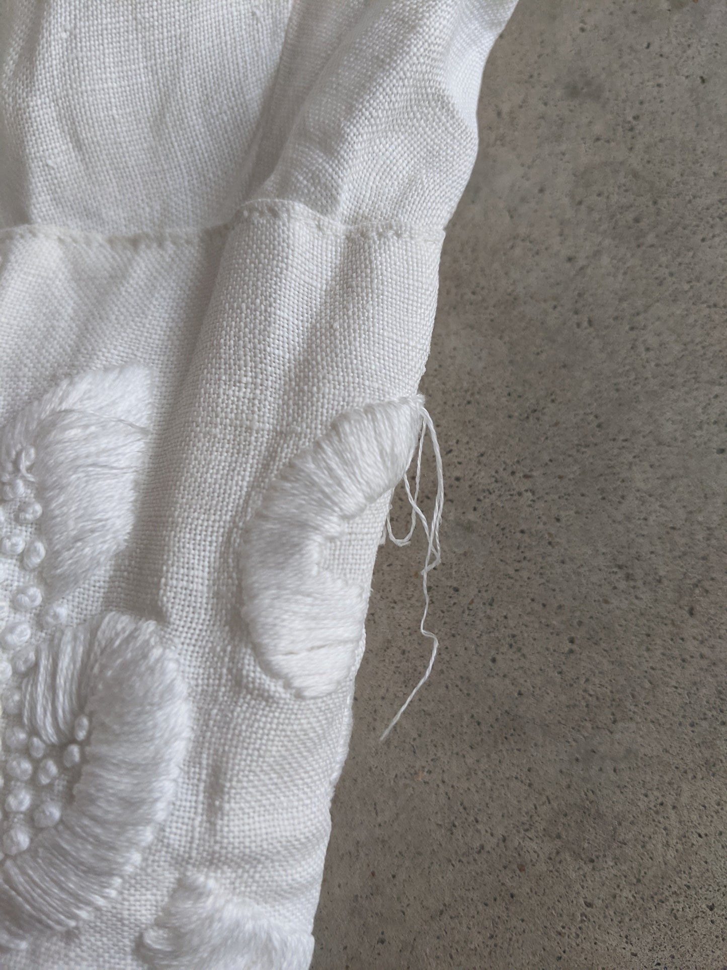 1900s-1910 White Linen Blouse
